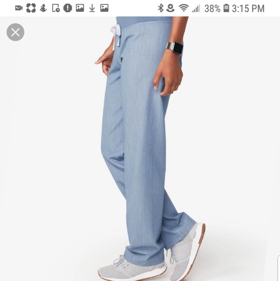 Figs Pants & Jumpsuits Limited Edition Figs Heather Blue Livingston